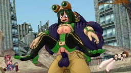 Froppy and Nomu - Reverse stand and carry